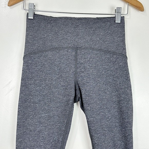Lululemon Motionful 7/8 Tight 25" Heathered Black High Rise Size 6 Luxtreme - Picture 5 of 12